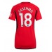 Manchester United Casemiro #18 Dámské Domácí Dres 2023-24 Krátkým Rukávem